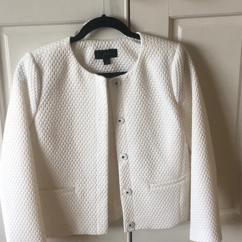 JCrew Ecru Lady Jacket